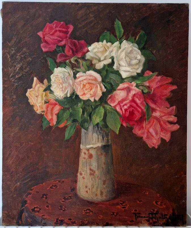 Ferdinand Schultz-Wettel (1872-1957) - Oil on canvas - Bouquet of flowers