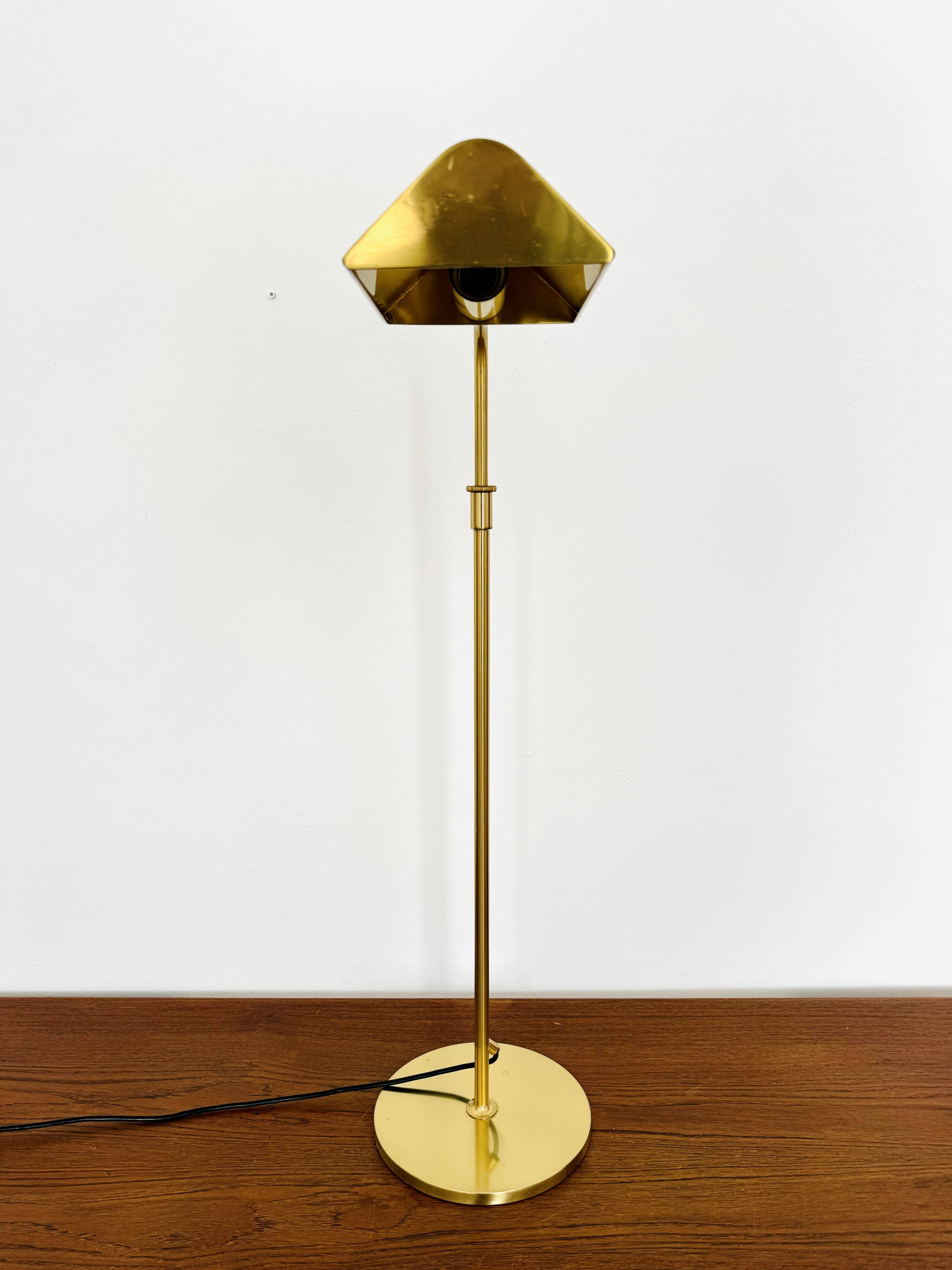 Adjustable Brass Floor Lamp by Florian Schulz