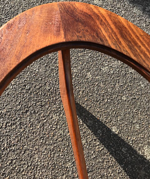 Astro oval coffee table - designer Victor Wilkins - edition g plan - 1960