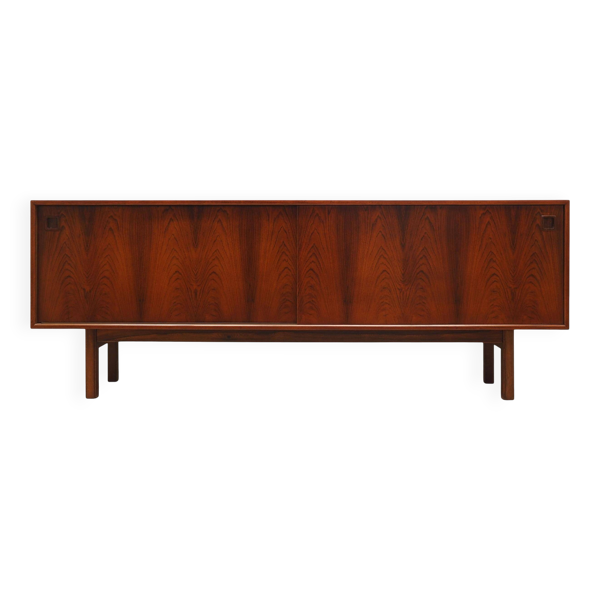 Buffet en palissandre, design danois, années 1970, fabricant : Omann Jun