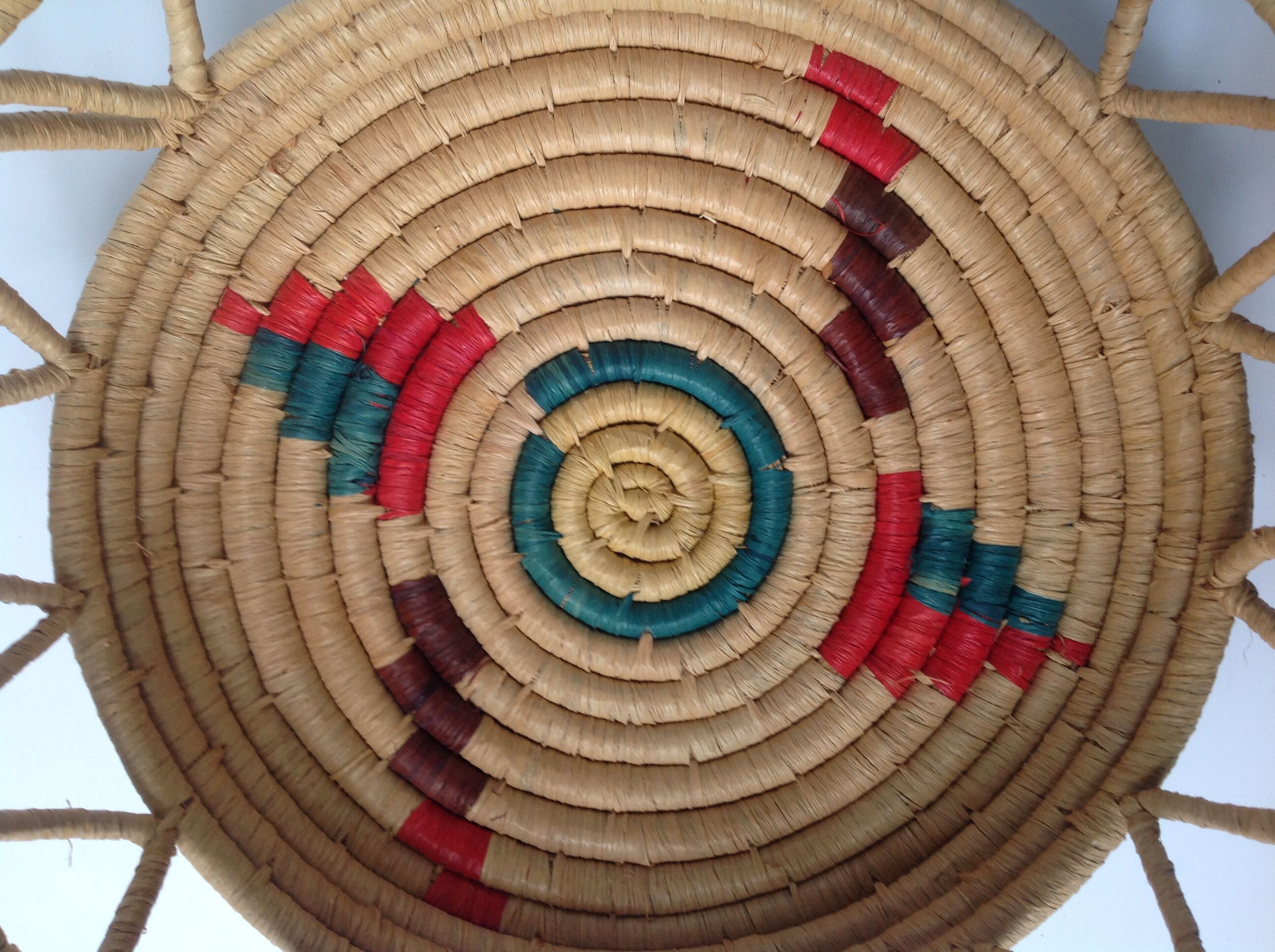 Handcrafted braided basket