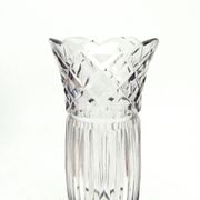 Vase postmoderne, cristal, Belgique, années 1960