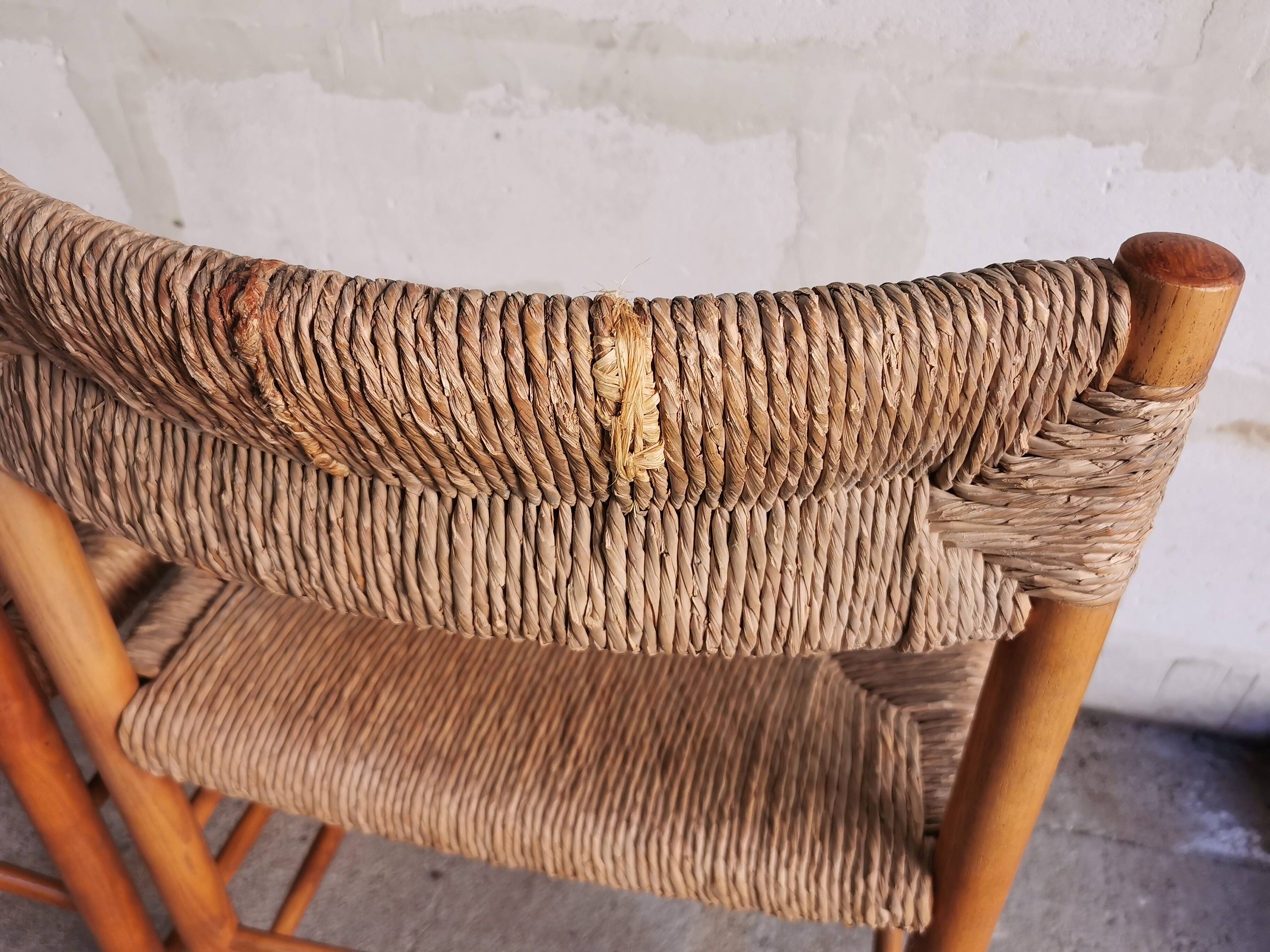 4 vintage chairs Dordogne model by Robert Sentou