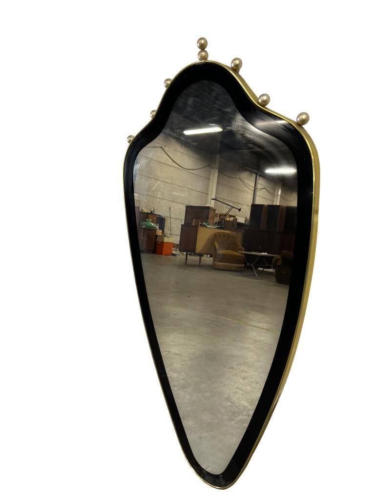 Miroir mural doré vintage