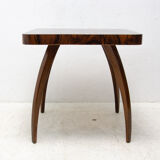 Fully renovated walnut Spider table H 259 by Jindřich Halabala, 1950´s