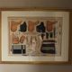 Framed lithograph "horse riding saddlery Alp Camille", late 20th century