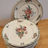 10 Villeroy & Boch Mettlach flower plates