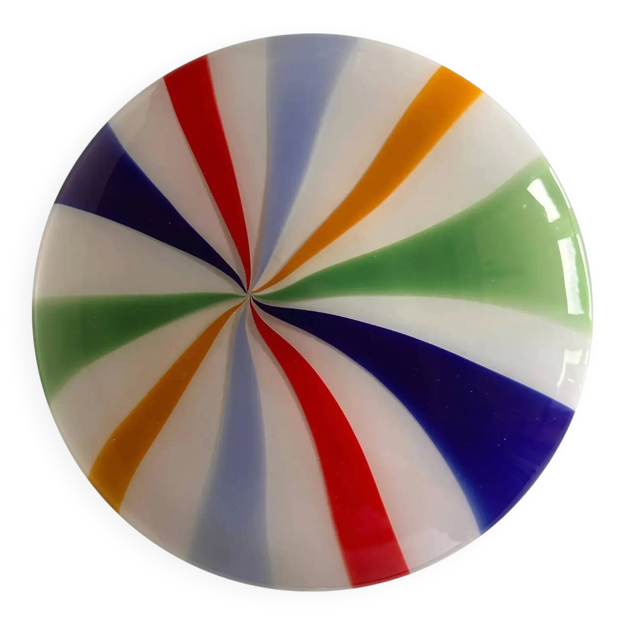 Italian Swirls Murano Glass Wall Sconce by Simoeng