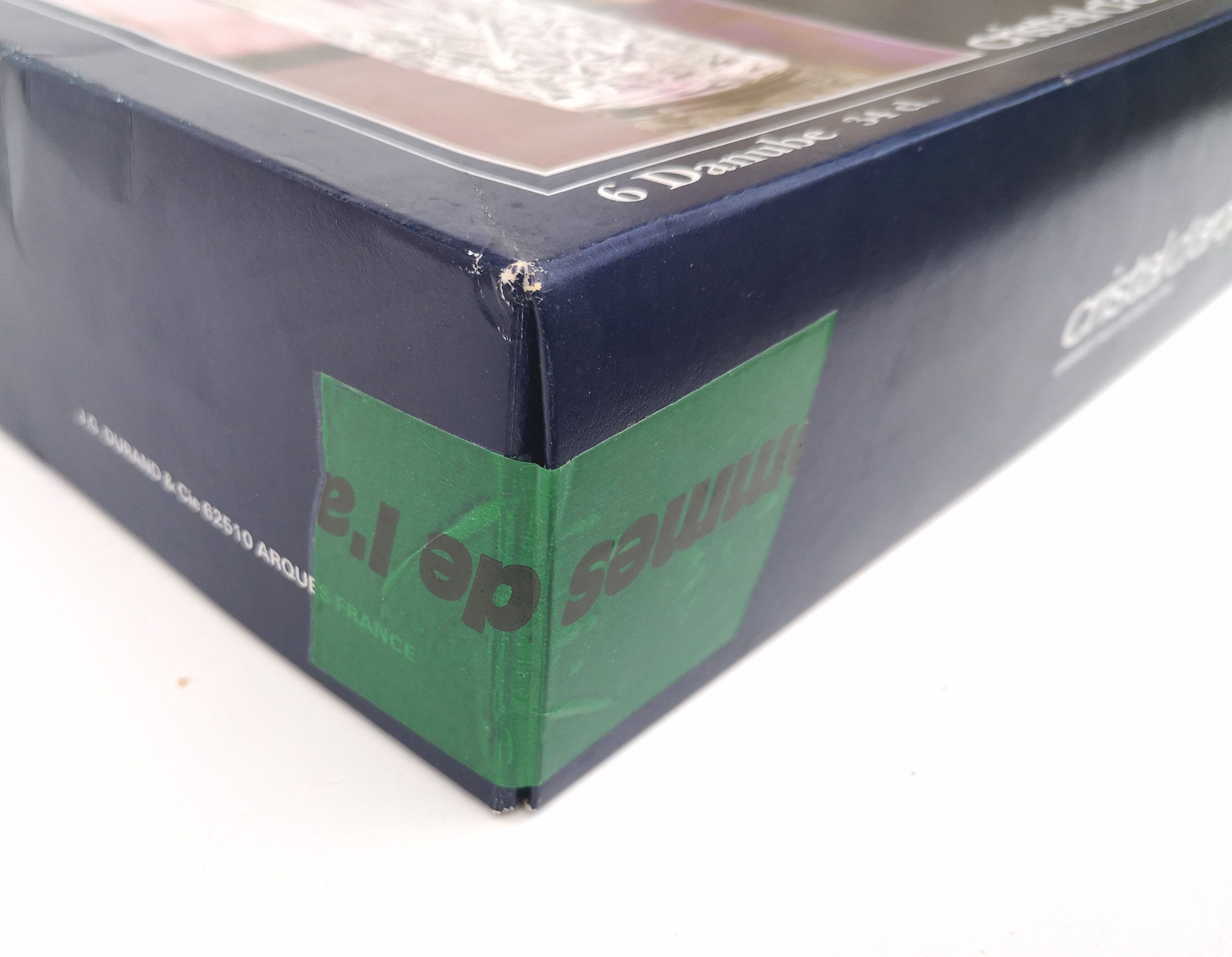 Set of 6 water glasses - vintage crystal choppes