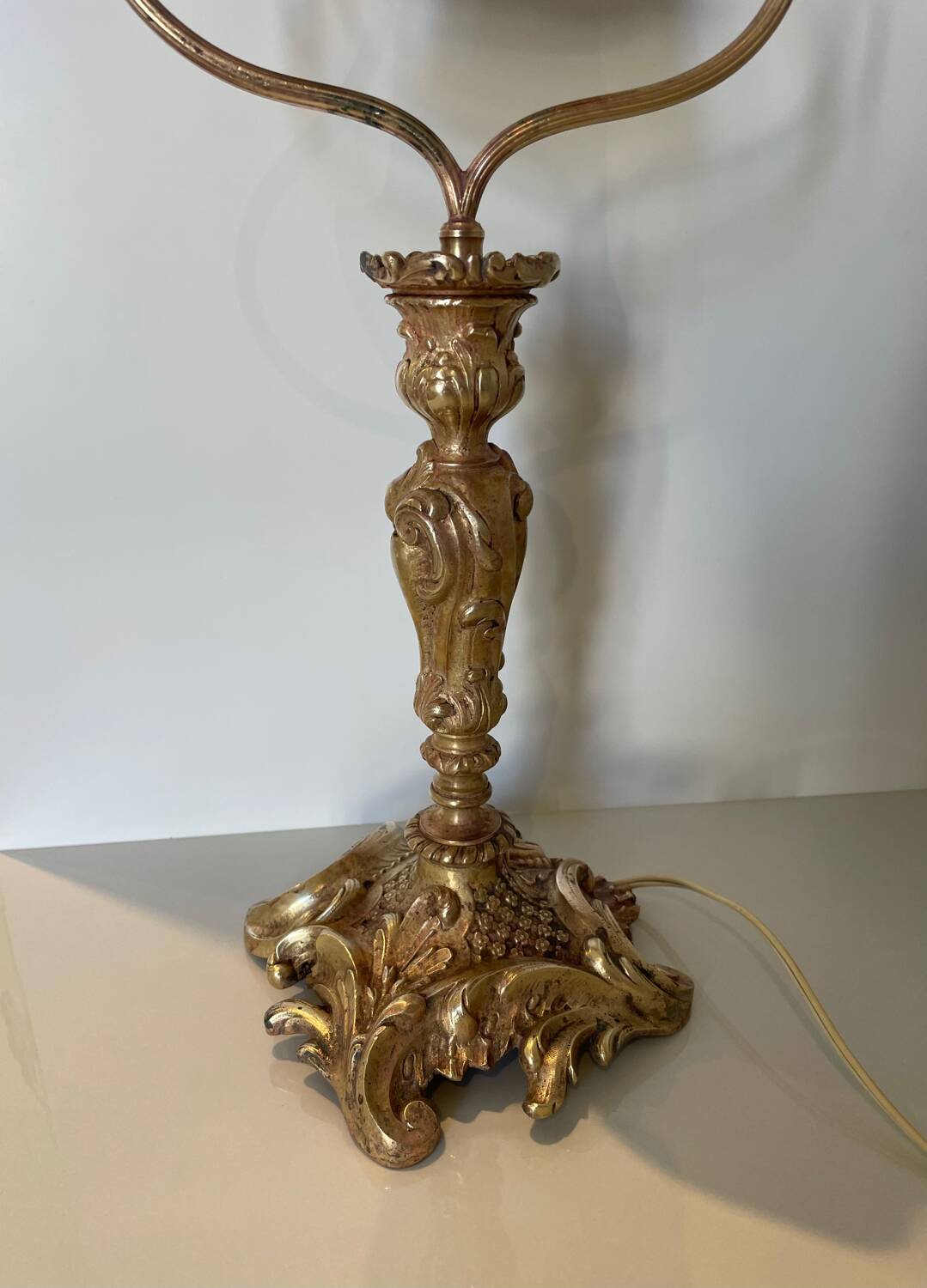 Beautiful lamp "the French glass" Art Nouveau