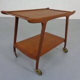 Danish Organic Teak Tea Cart, 1960s