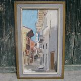 Hondarribia oil painting (municipality in Spain)