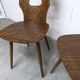 Paire de chaises Baumann modèle Gentiane 1960