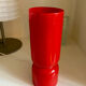 Lamp cylinder tube in vintage red glass