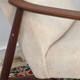 Fauteuil scandinave en teck, années 1960