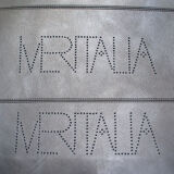 4 leather chairs model Giulietta by Afra and Tobia Scarpa for Meritalia italia 1988