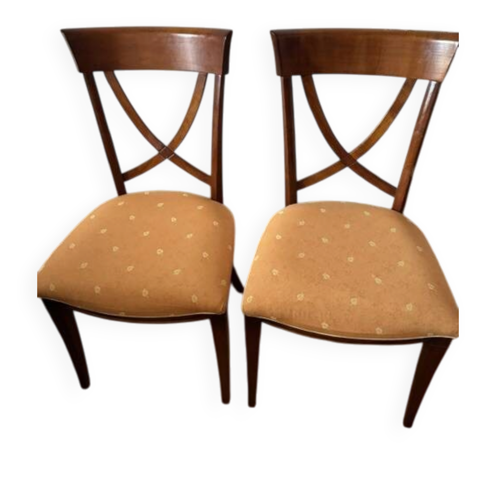 Cherry chair and fabric