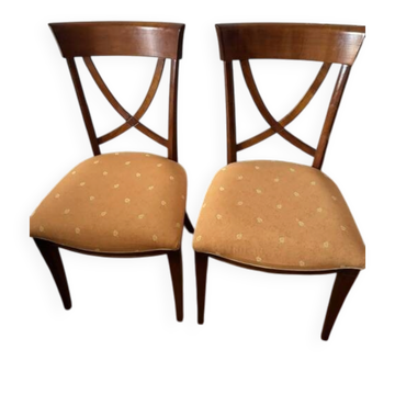 Cherry chair and fabric