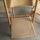 Lot of 3 vintage cantique folding chairs