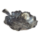 Plat en argent sterling en forme de feuille Fratelli Lisi italien