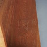 Traditionalist Dutch pine Church Bench, 1930s