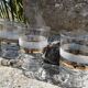 Lot de verres granité
