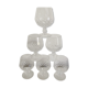 Set of 6 cognac glasses