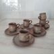 Stoneware coffee service from Vallauris
