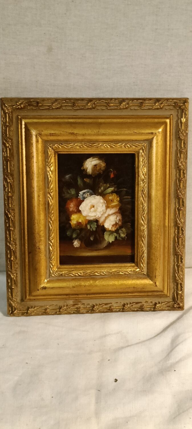 Tableau ht sur panneau roses