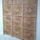Vintage rattan screen