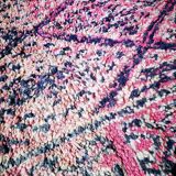 Tapis berbère Beni Mguild Red Seventies 4m sur 2m10