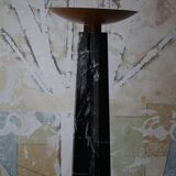 Massimo & Lella Vignelli, floor lamp in copper and marble, Wagneriana, Italy, 1986