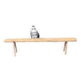 Handcrafted oak bench