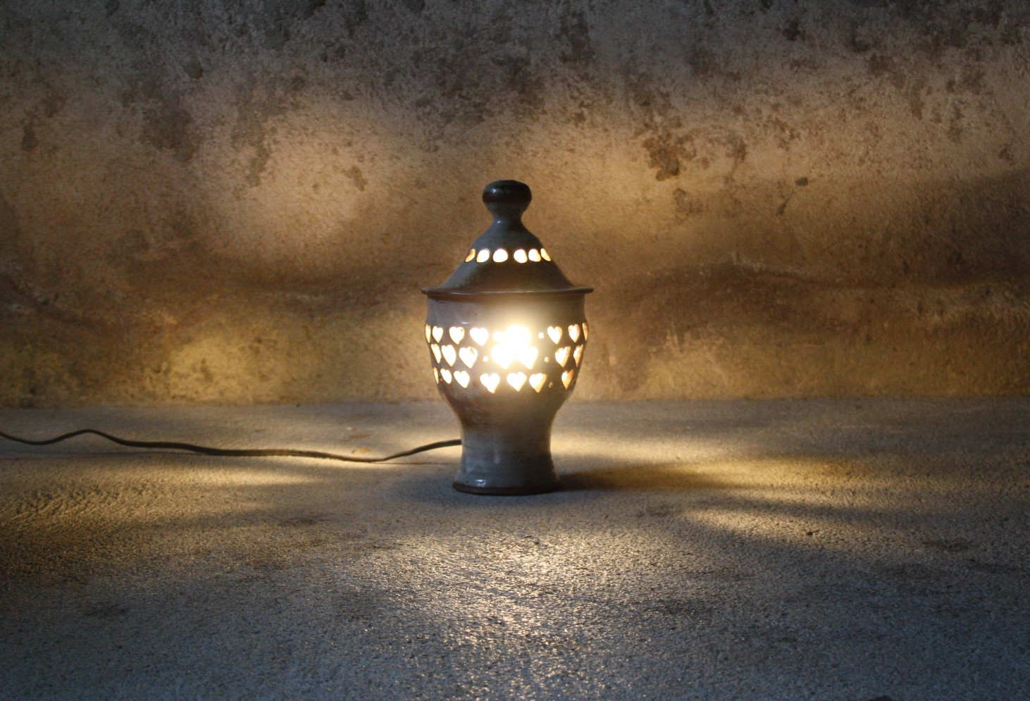 Lamp signed Thierry and Chantal Robert