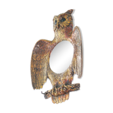 OWL-shaped curved mirror witch