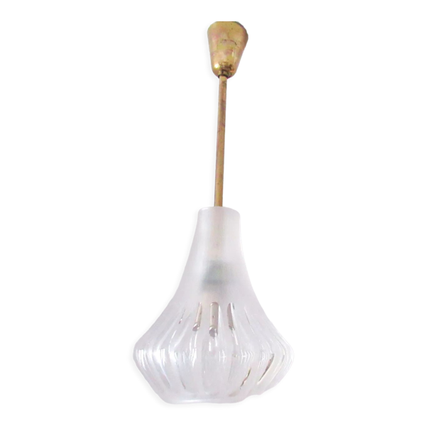 Suspension en verre venitien années 50