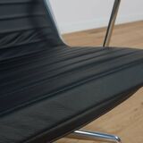 Eames Alu Group EA124 & EA125 Lounge Chair & Ottoman by Charles & Ray Eames for Vitra, 1980s.