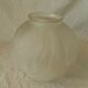 Compressed glass round vase France Art Deco