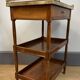 Small mahogany side table in Louis XVI style.