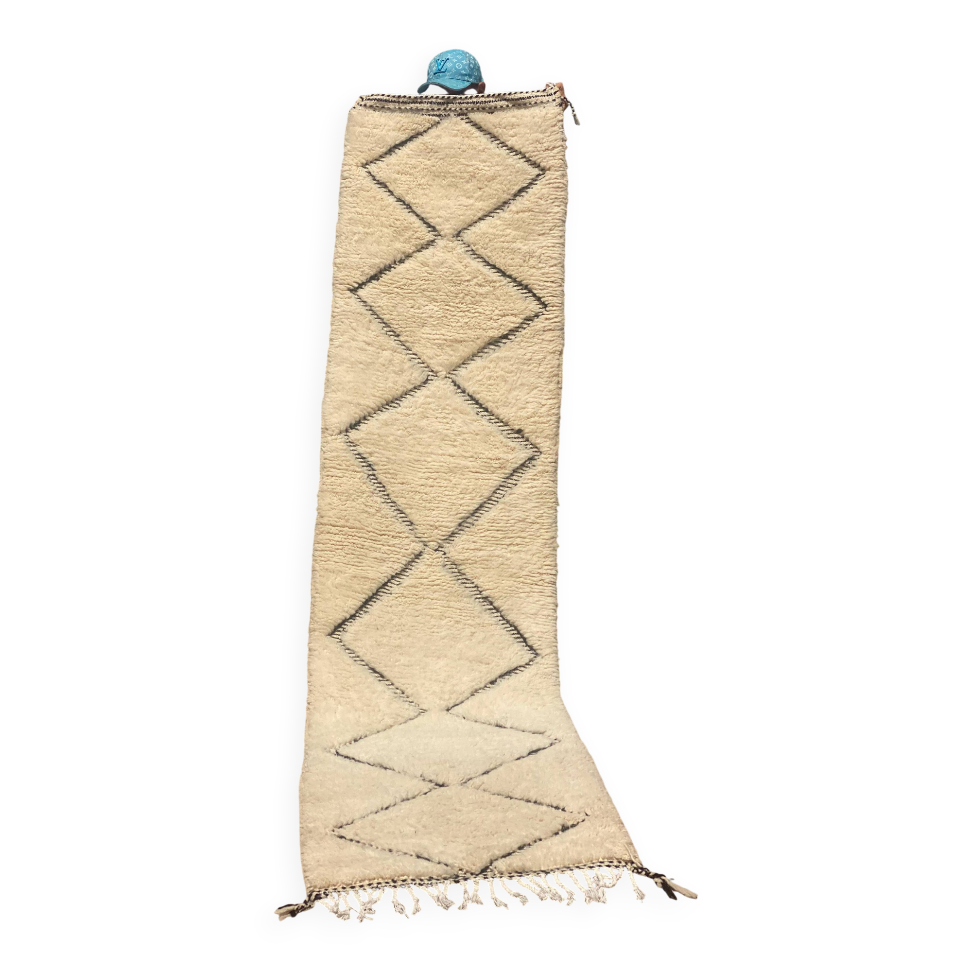 Tapis marrocan beni ouarine 250/80cm