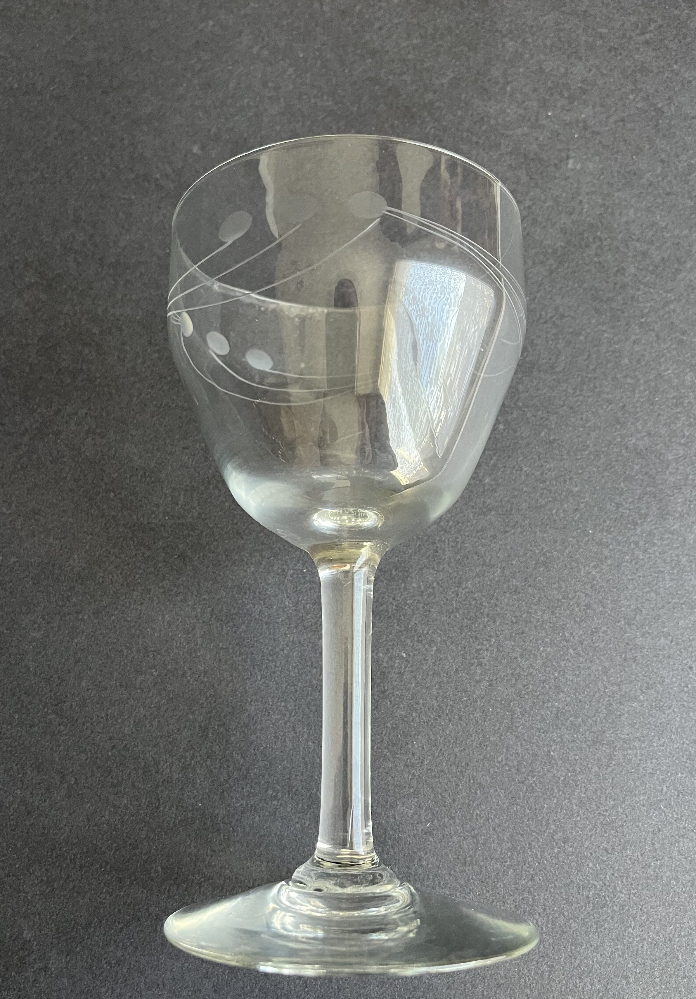 5 cut crystal glasses