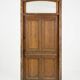 Solid oak entrance door 19th century