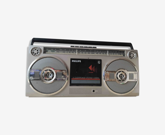 Boom Box modèle Philips D8054 1986 compatible Bluetooth