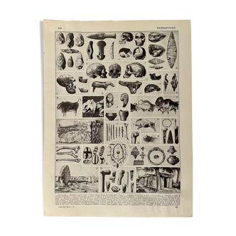 Photographic plate on the prehistory of 1928