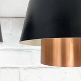 Pair of Tivoli Jørn Utzon ceiling lights for Nordisk Solar Denmark, 1950-60s
