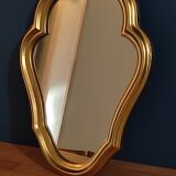 Mirror frame gilded plaster wood