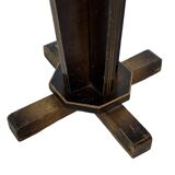 Art Deco side table plant table set of two design oak