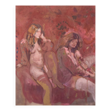 Antoni Munill - 'Mujeres' - Deux figures féminines évocatrices