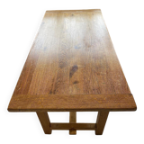 Solid wood farmhouse table