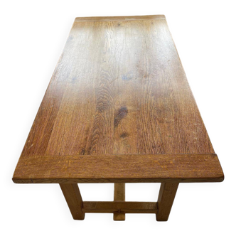Solid wood farmhouse table